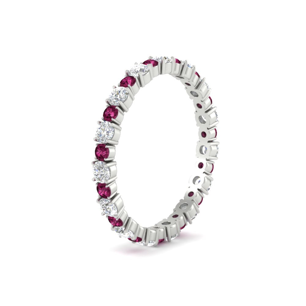 Eternity Ring with Round Cut Diamonds