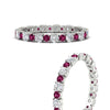 Load image into Gallery viewer, Eternity Ring with Round Cut Diamonds
