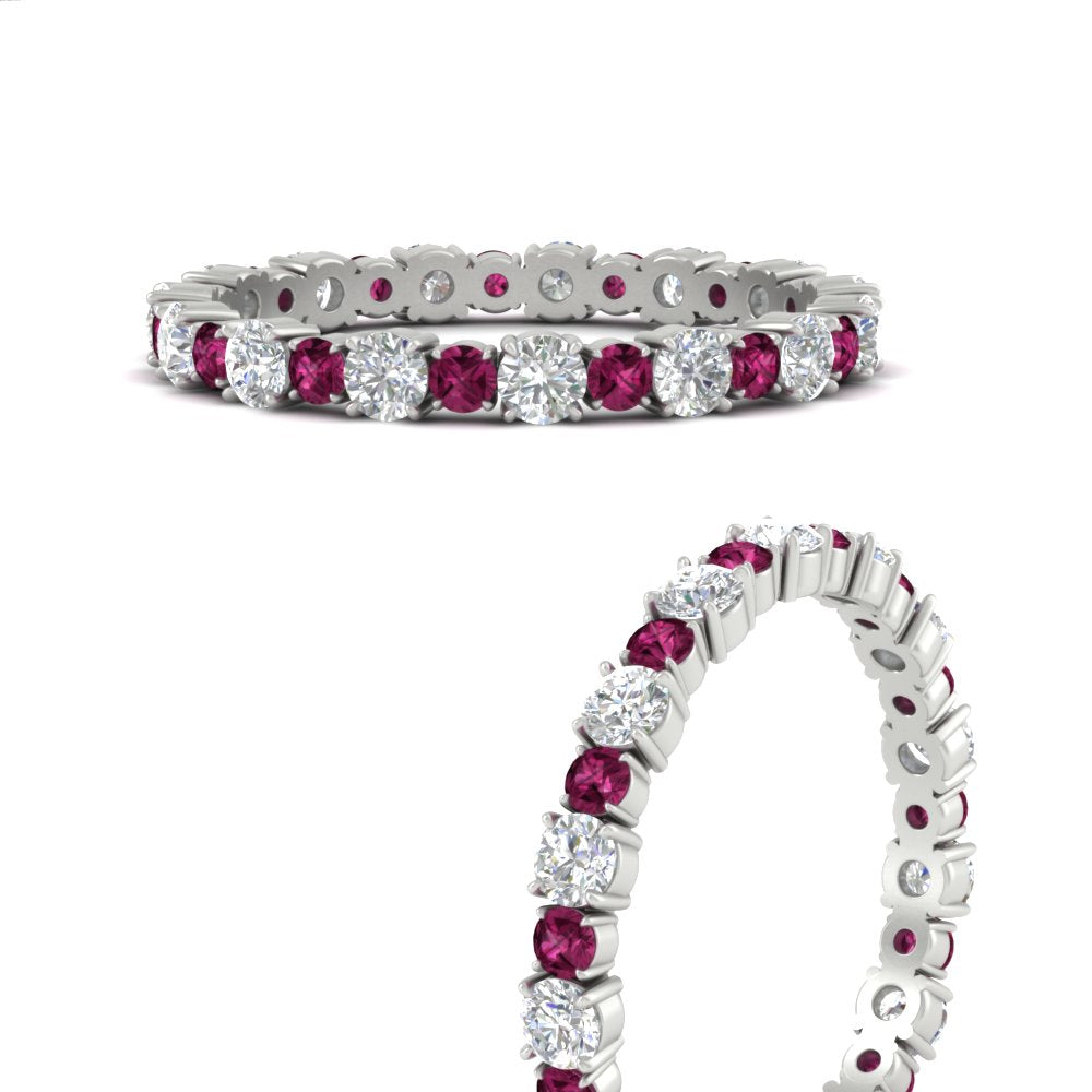 Eternity Ring with Round Cut Diamonds