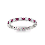 Load image into Gallery viewer, Eternity Ring with Round Cut Diamonds
