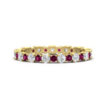Load image into Gallery viewer, Eternity Ring with Round Cut Diamonds

