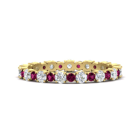 Eternity Ring with Round Cut Diamonds