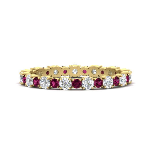 Eternity Ring with Round Cut Diamonds