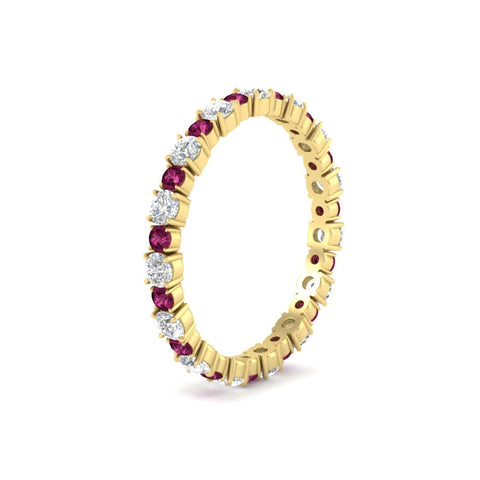 Eternity Ring with Round Cut Diamonds