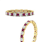 Load image into Gallery viewer, Eternity Ring with Round Cut Diamonds

