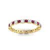 Load image into Gallery viewer, Eternity Ring with Round Cut Diamonds