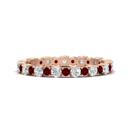 Eternity Ring with Round Cut Diamonds