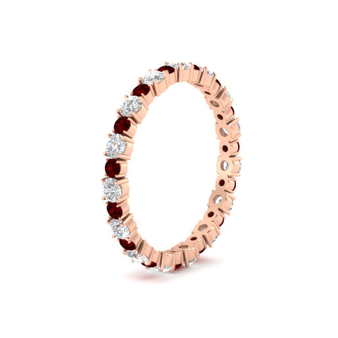 Eternity Ring with Round Cut Diamonds