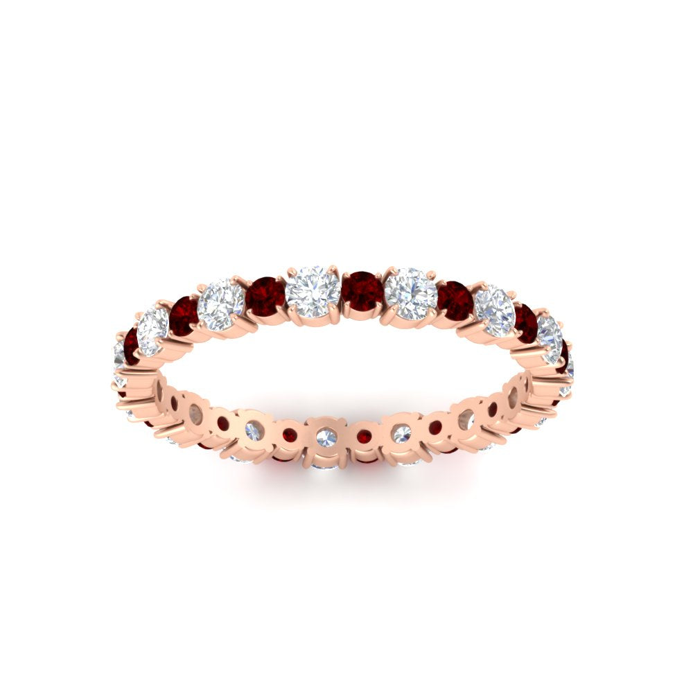 Eternity Ring with Round Cut Diamonds