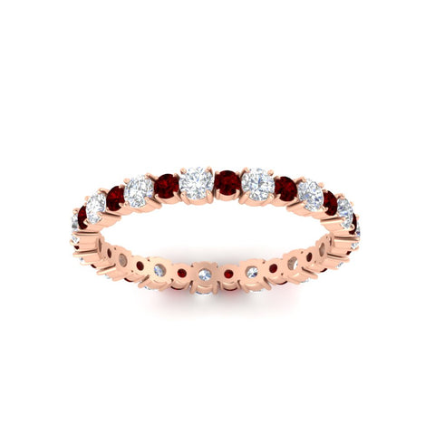 Eternity Ring with Round Cut Diamonds