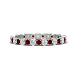 Load image into Gallery viewer, Eternity Ring with Round Cut Diamonds
