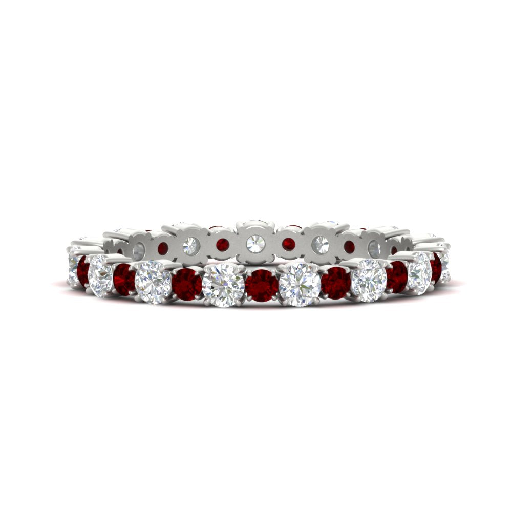 Eternity Ring with Round Cut Diamonds