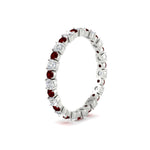 Load image into Gallery viewer, Eternity Ring with Round Cut Diamonds
