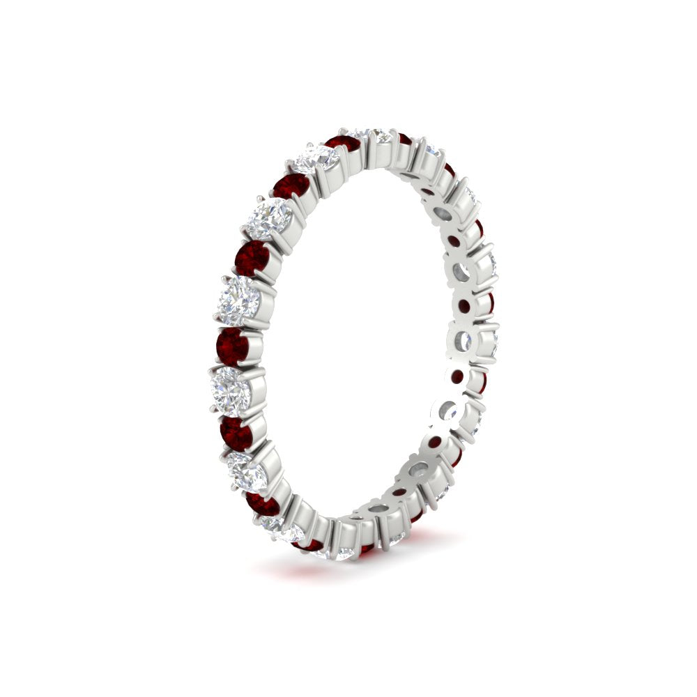 Eternity Ring with Round Cut Diamonds