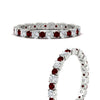 Load image into Gallery viewer, Eternity Ring with Round Cut Diamonds