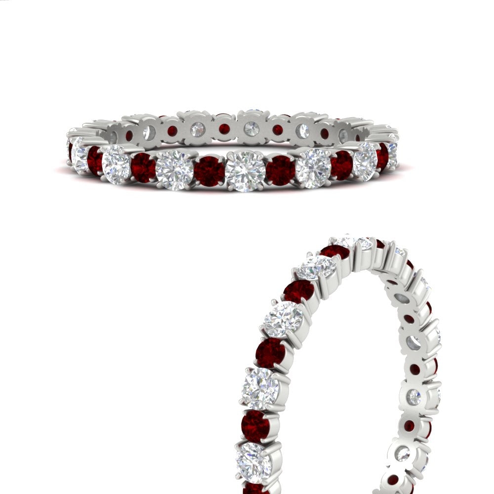 Eternity Ring with Round Cut Diamonds