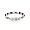 Load image into Gallery viewer, Eternity Ring with Round Cut Diamonds