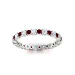Load image into Gallery viewer, Eternity Ring with Round Cut Diamonds
