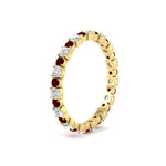 Load image into Gallery viewer, Eternity Ring with Round Cut Diamonds
