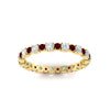 Load image into Gallery viewer, Eternity Ring with Round Cut Diamonds