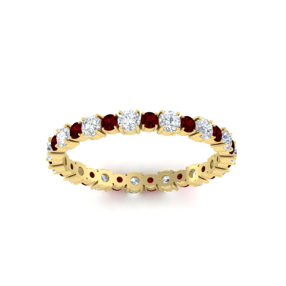 Eternity Ring with Round Cut Diamonds