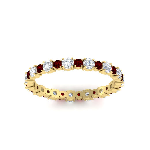 Eternity Ring with Round Cut Diamonds