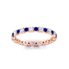Load image into Gallery viewer, Eternity Ring with Round Cut Diamonds