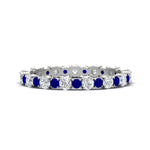 Load image into Gallery viewer, Eternity Ring with Round Cut Diamonds
