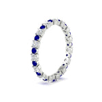 Load image into Gallery viewer, Eternity Ring with Round Cut Diamonds
