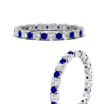 Load image into Gallery viewer, Eternity Ring with Round Cut Diamonds
