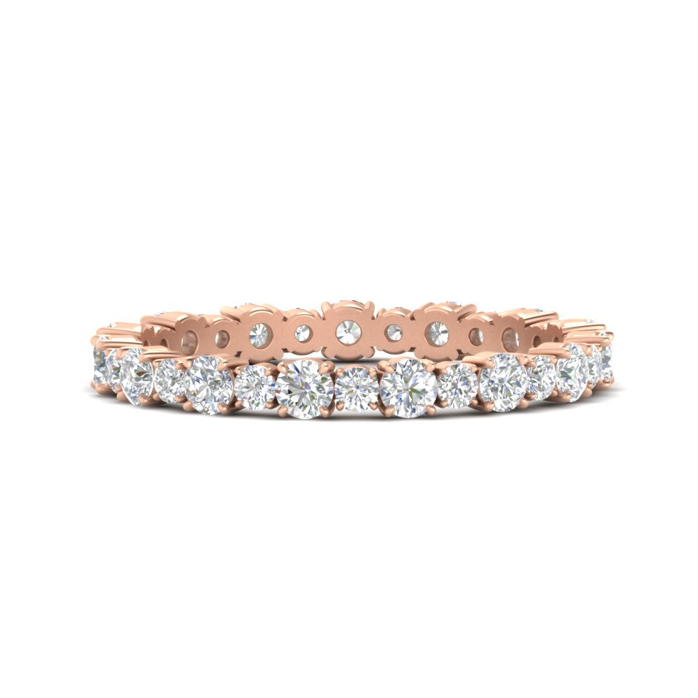 Eternity Ring with Round Cut Diamonds