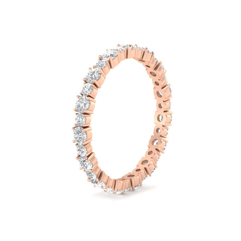 Eternity Ring with Round Cut Diamonds