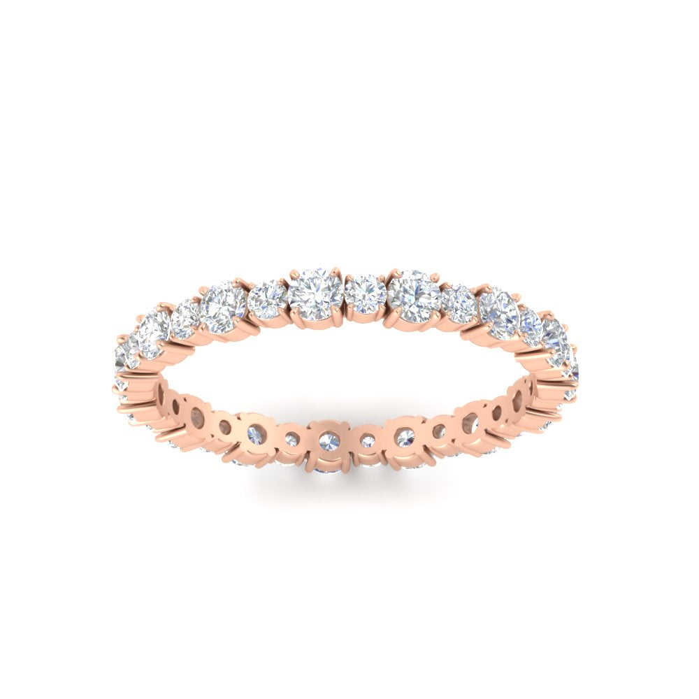 Eternity Ring with Round Cut Diamonds