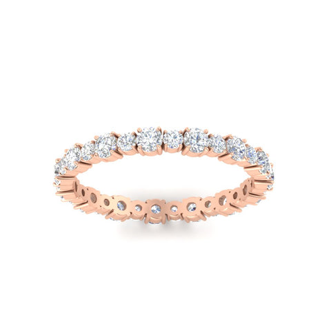 Eternity Ring with Round Cut Diamonds