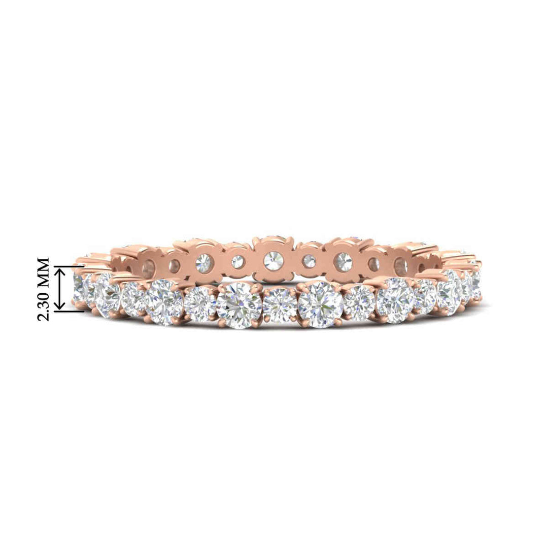 Eternity Ring with Round Cut Diamonds