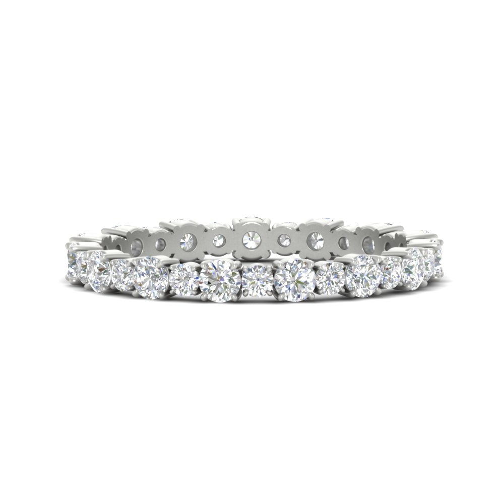 Eternity Ring with Round Cut Diamonds