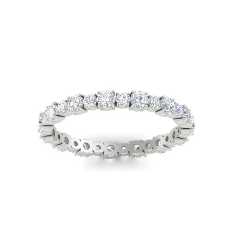 Eternity Ring with Round Cut Diamonds