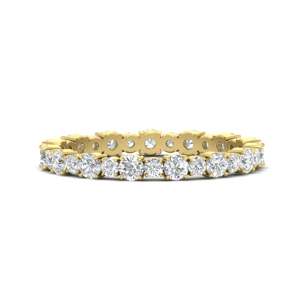 Eternity Ring with Round Cut Diamonds