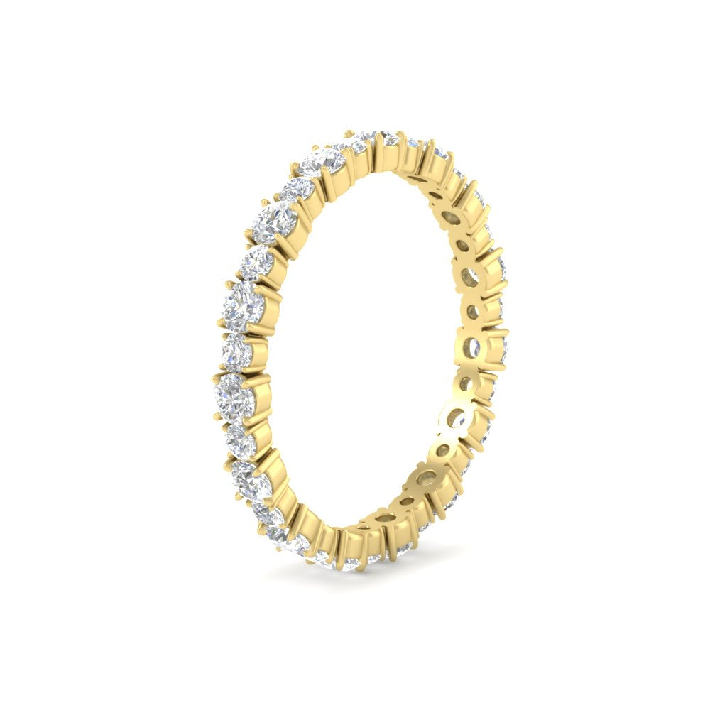 Eternity Ring with Round Cut Diamonds