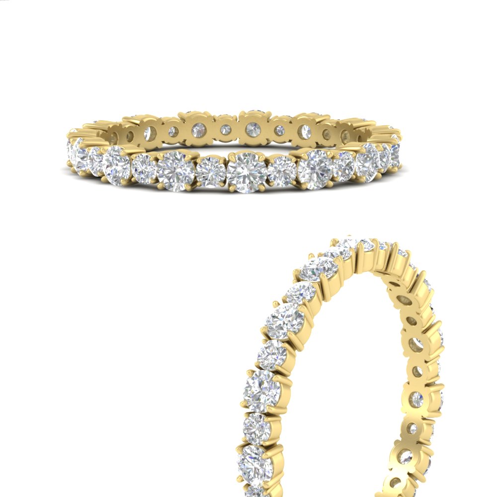 Eternity Ring with Round Cut Diamonds