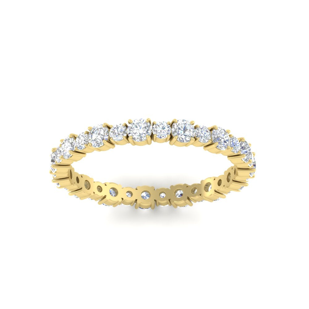 Eternity Ring with Round Cut Diamonds