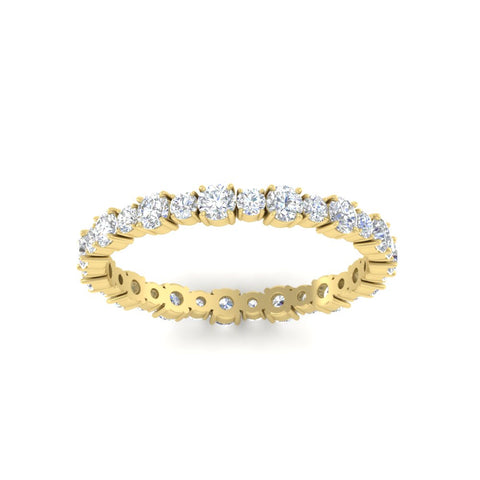 Eternity Ring with Round Cut Diamonds