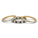 Load image into Gallery viewer, eternity-stacking-band-with-baguette-and-black-diamond-in-yellow-gold-FD9119GBLACKANGLE3-NL-YG.jpg
