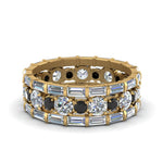 Load image into Gallery viewer, eternity-stacking-band-with-baguette-and-black-diamond-in-yellow-gold-FD9119GBLACKANGLE3-NL-YG.jpg

