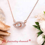 Load image into Gallery viewer, evil-eye-diamond-stacking-necklace-in-fdpd11077-fancy-1-rg

