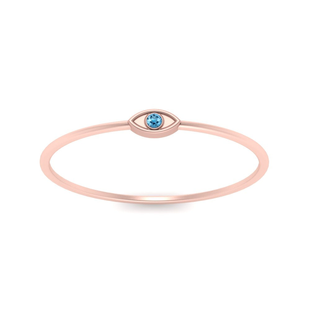 Evil Eye Mini Stack Ring
