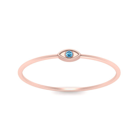 Evil Eye Mini Stack Ring