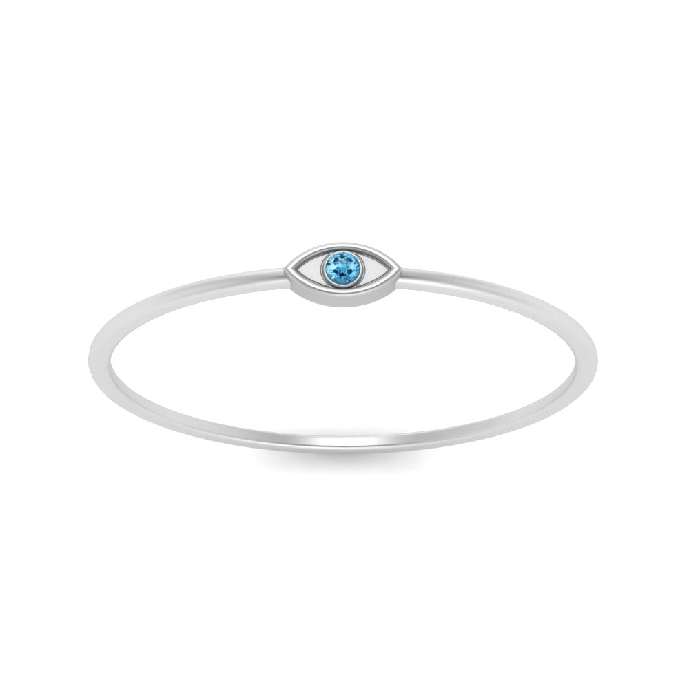Evil Eye Mini Stack Ring