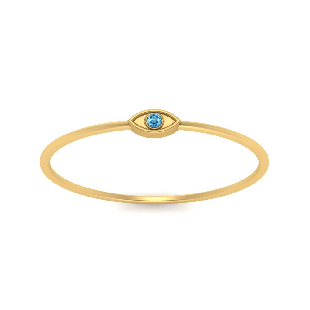 Evil Eye Mini Stack Ring