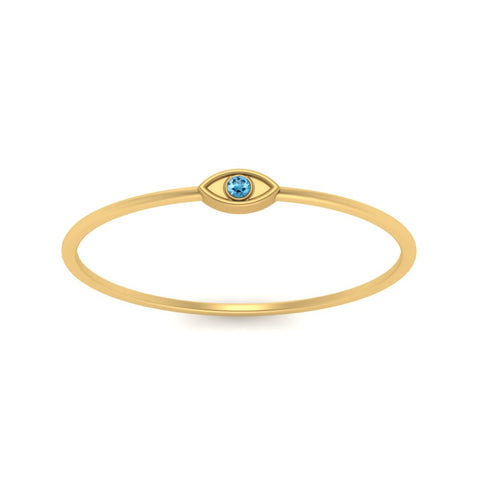 Evil Eye Mini Stack Ring